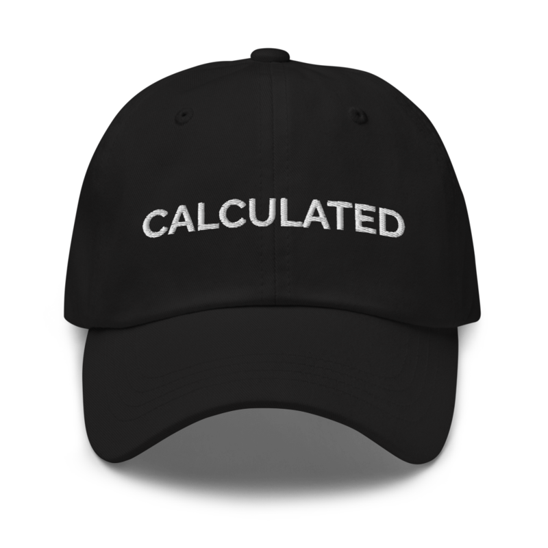 Calculated Hat - Black
