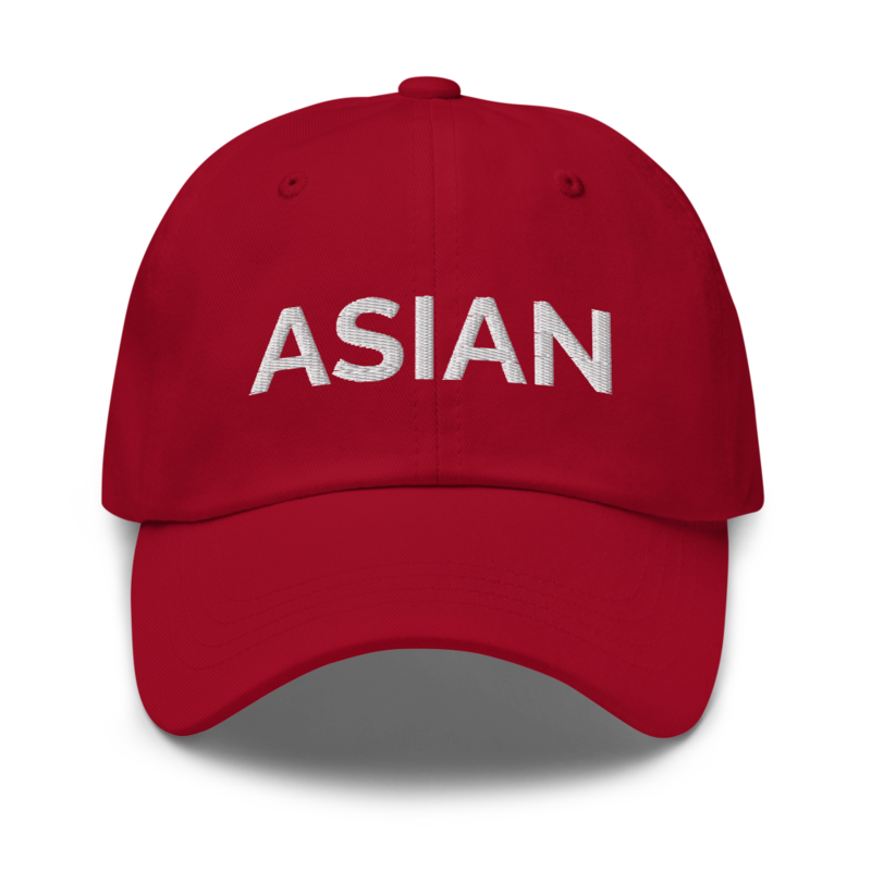 Asian Hat - Cranberry