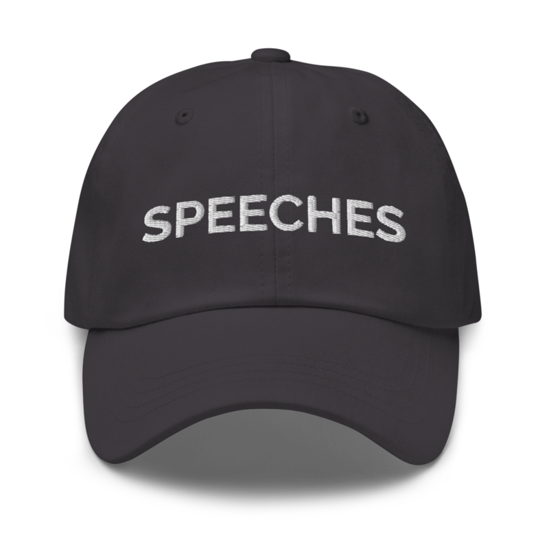 Speeches Hat - Dark Grey