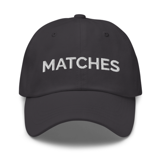 Matches Hat - Dark Grey