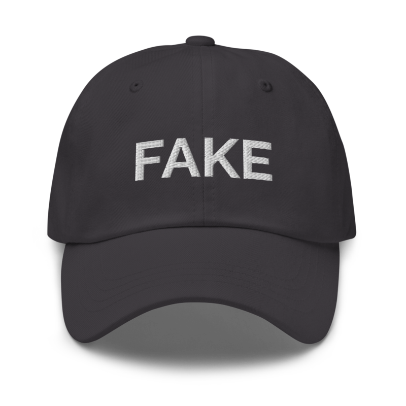 Fake Hat - Dark Grey