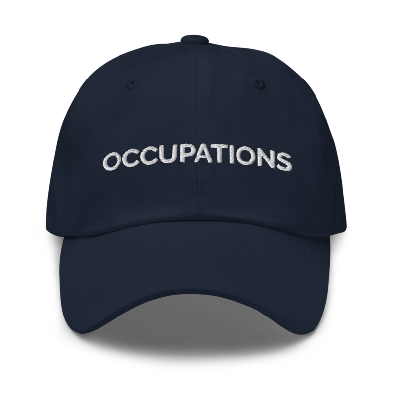 Occupations Hat - Navy