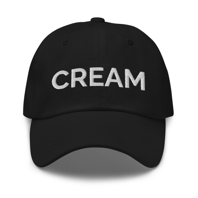 Cream Hat - Black