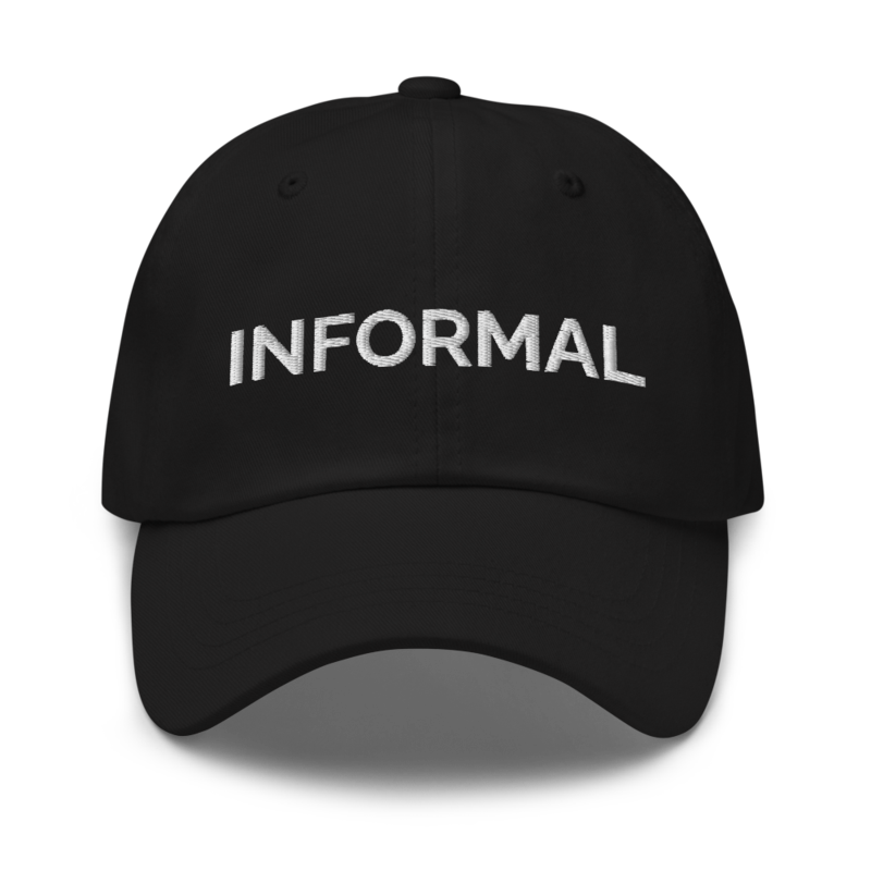 Informal Hat - Black