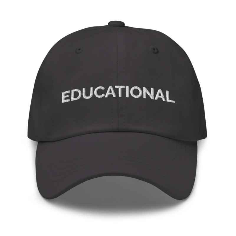 Educational Hat - Dark Grey