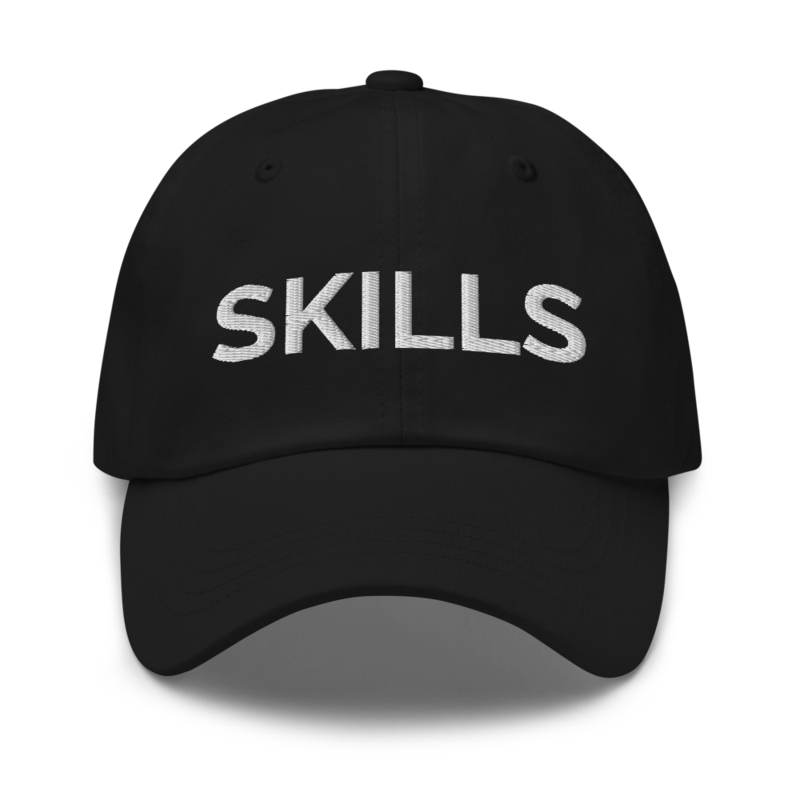 Skills Hat - Black