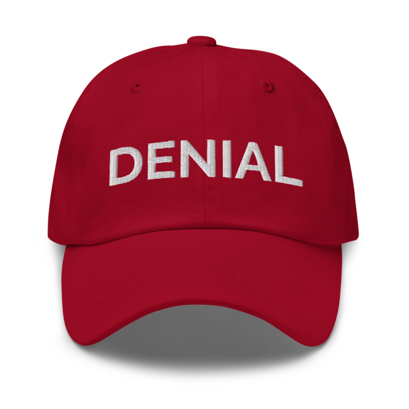 Denial Hat - Cranberry