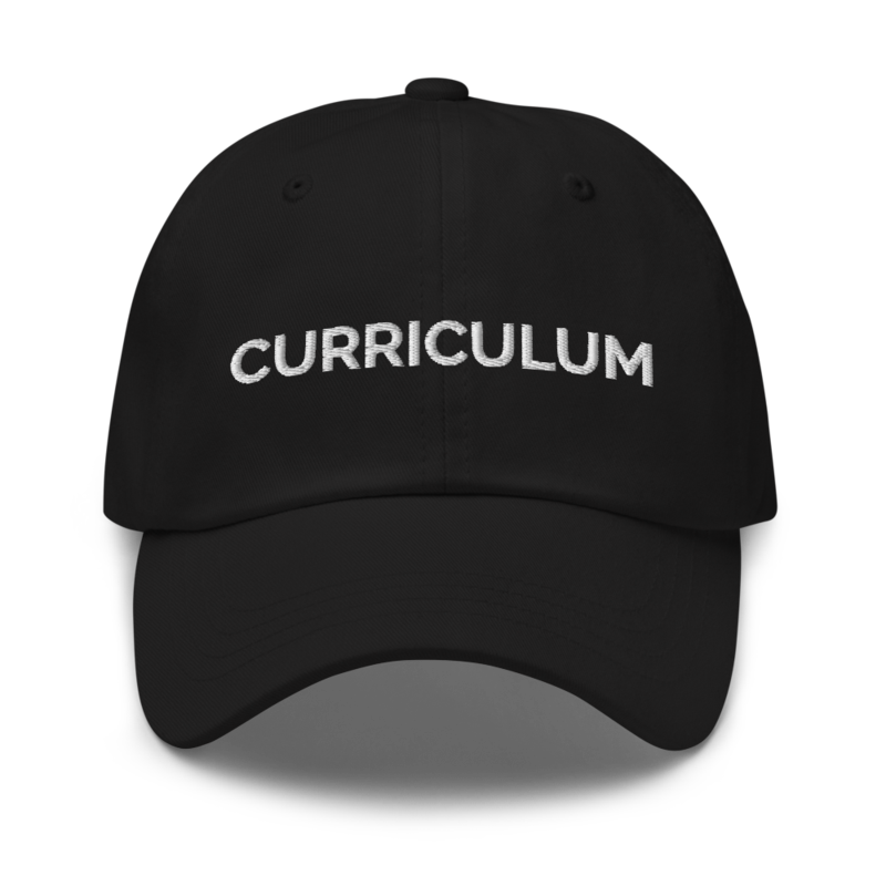 Curriculum Hat - Black