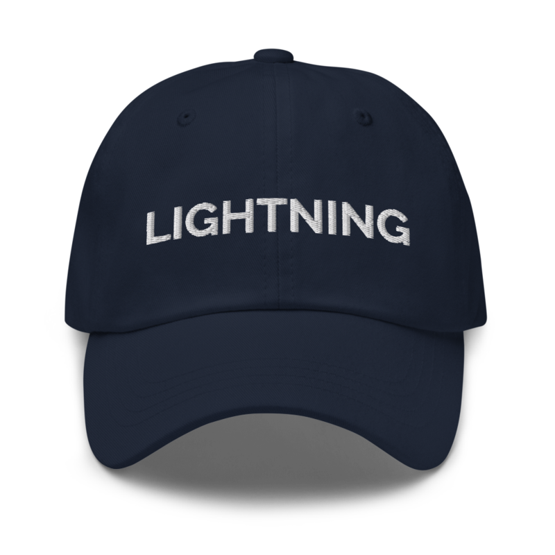 Lightning Hat - Navy