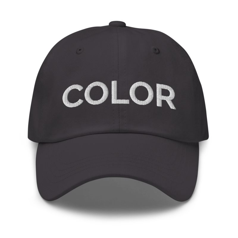 Color Hat - Dark Grey