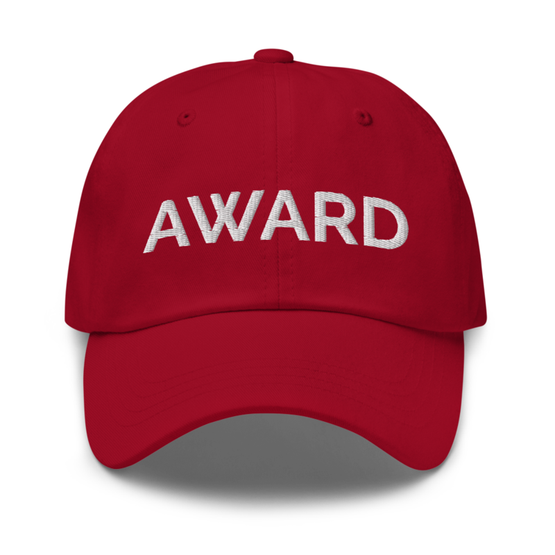 Award Hat - Cranberry