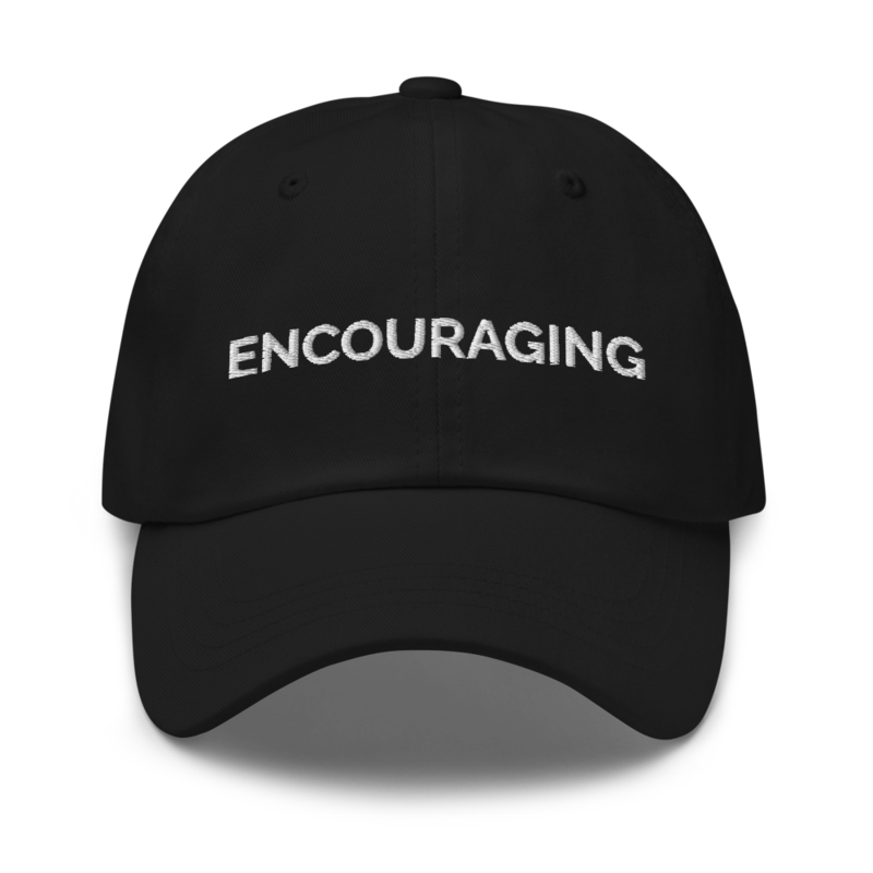 Encouraging Hat - Black