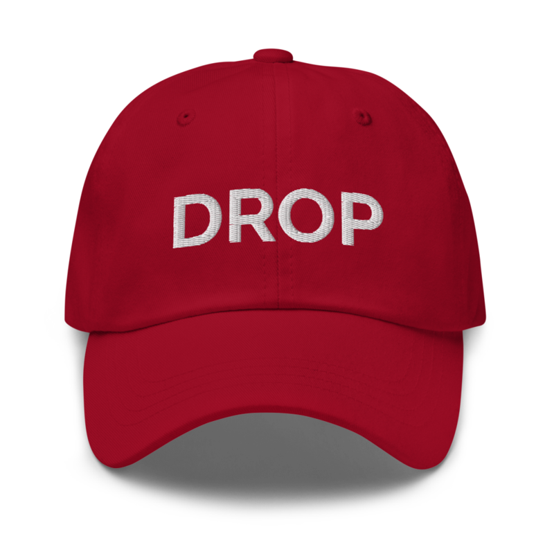 Drop Hat - Cranberry