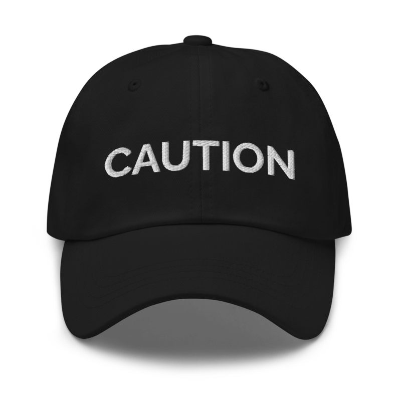 Caution Hat - Black