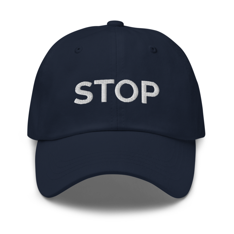 Stop Hat - Navy