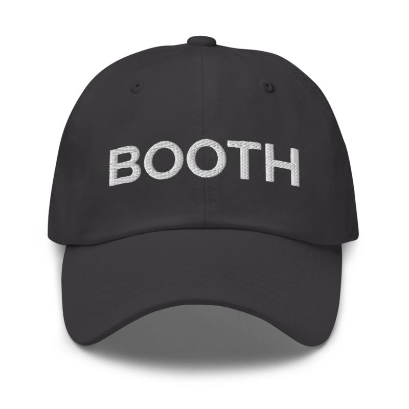 Booth Hat - Dark Grey