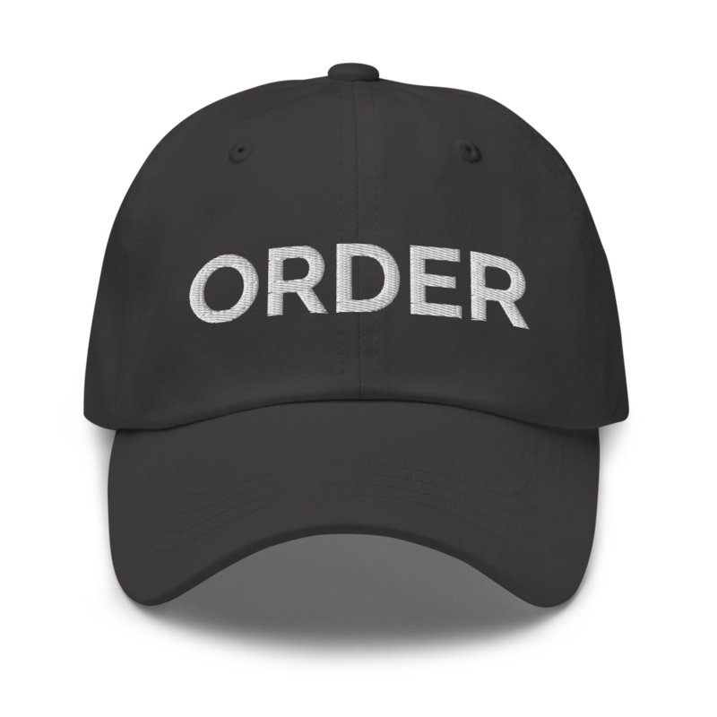 Order Hat - Dark Grey