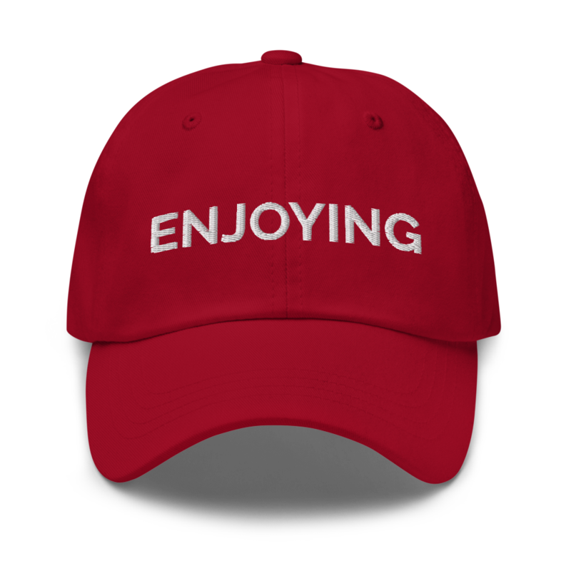Enjoying Hat - Cranberry