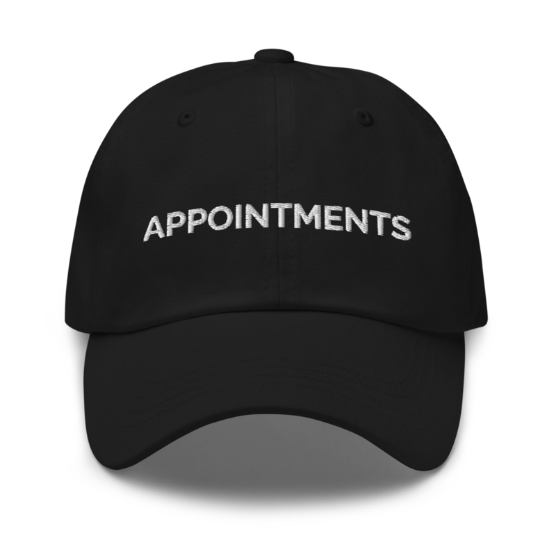 Appointments Hat - Black