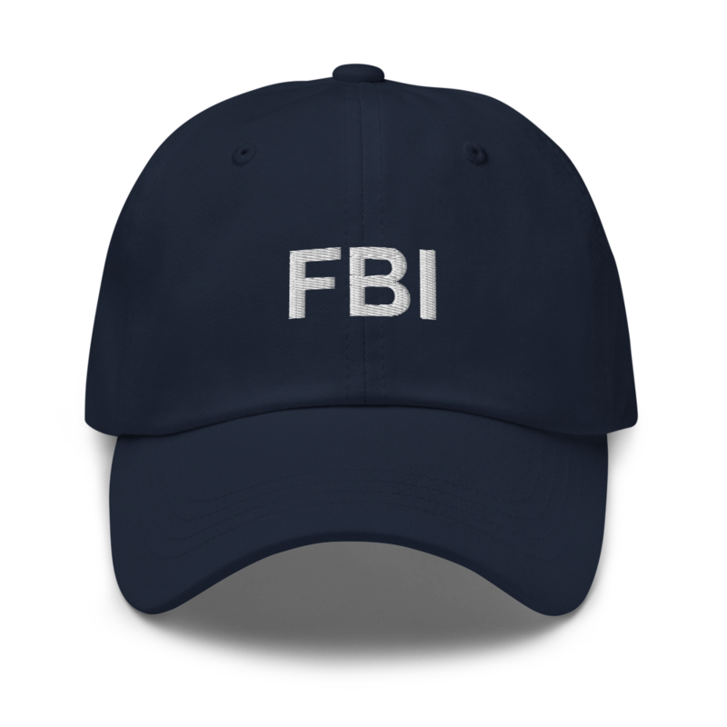 Fbi Hat - Navy