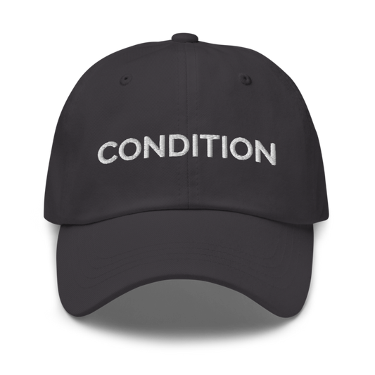 Condition Hat - Dark Grey