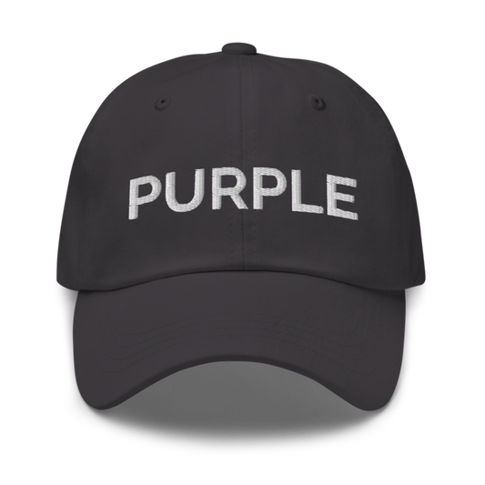 Purple Hat - Dark Grey