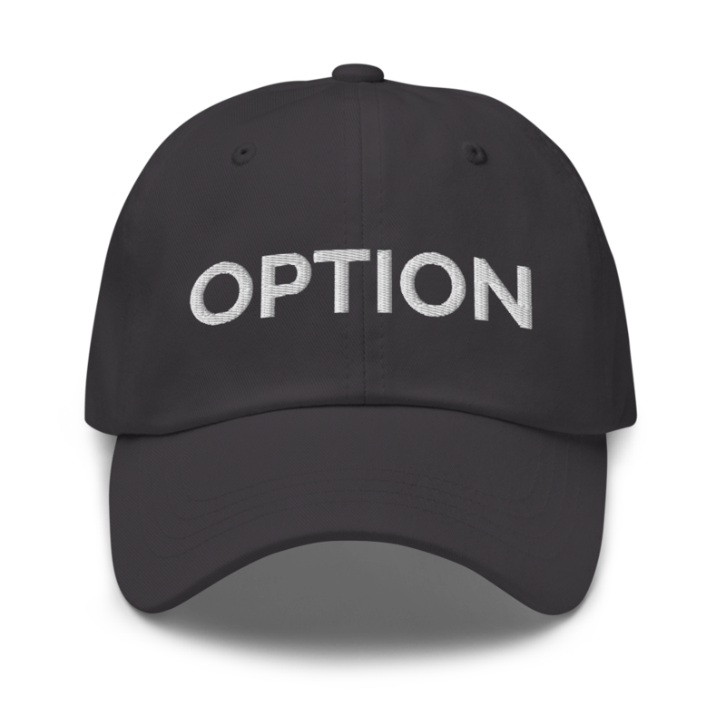 Option Hat - Dark Grey