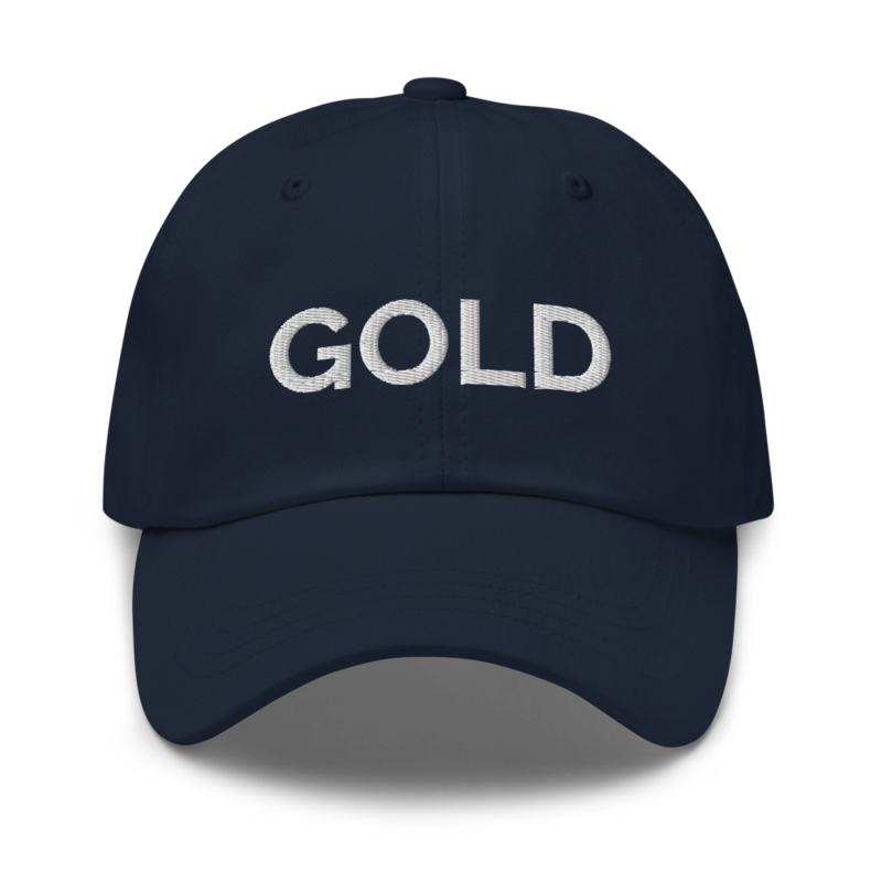 Gold Hat - Navy