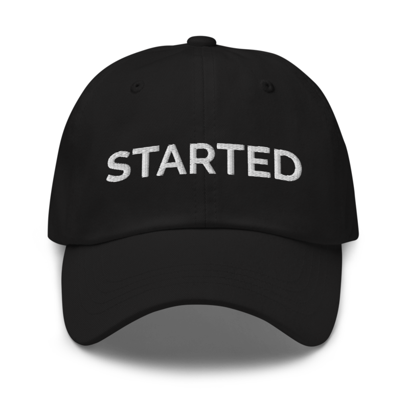 Started Hat - Black
