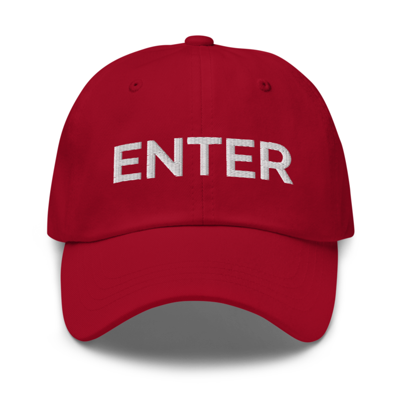 Enter Hat - Cranberry