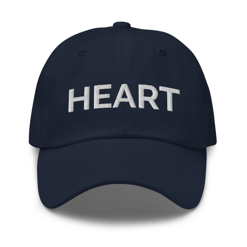 Heart Hat - Navy