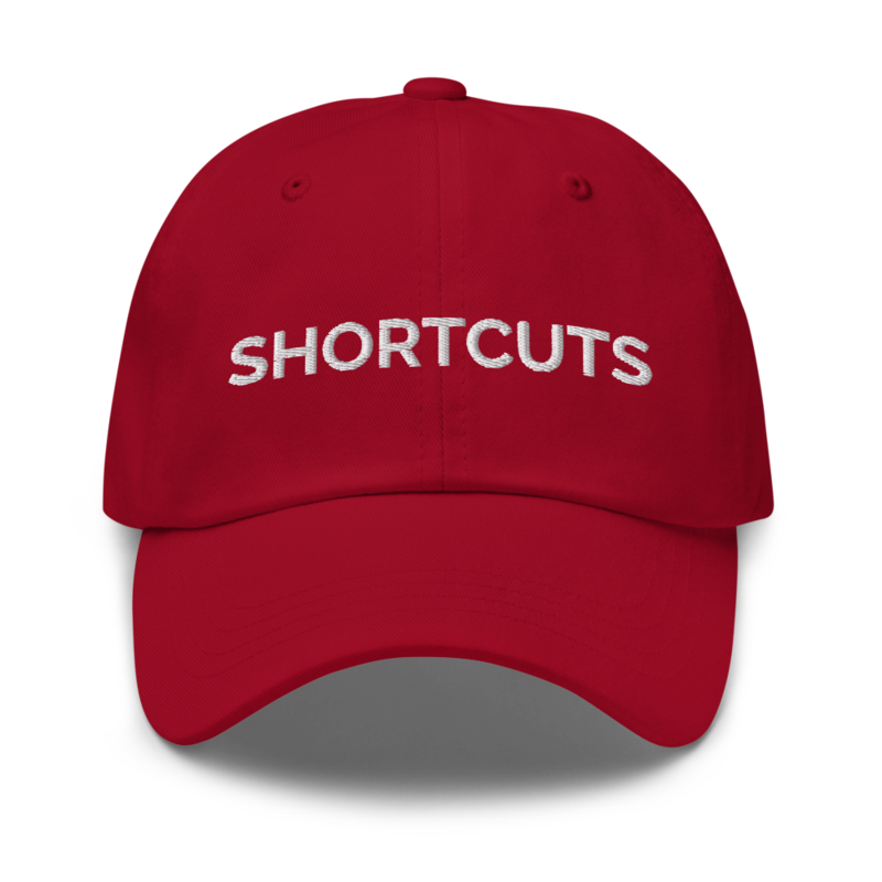 Shortcuts Hat - Cranberry