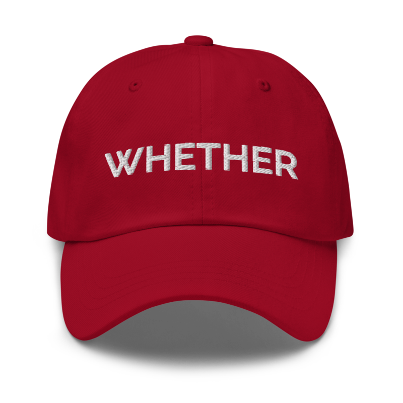 Whether Hat - Cranberry