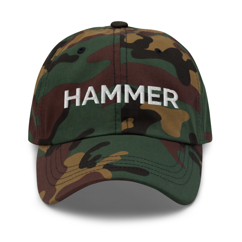 Hammer Hat - Green Camo