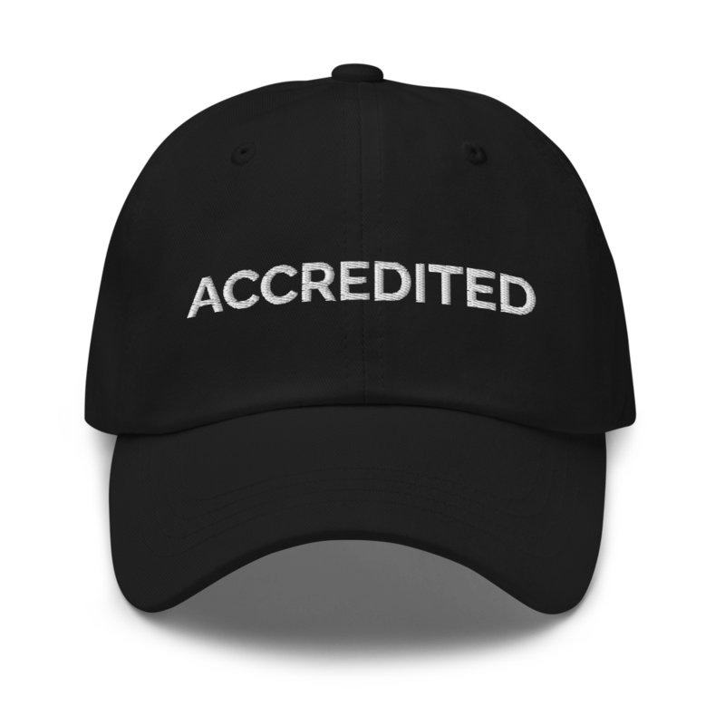 Accredited Hat - Black