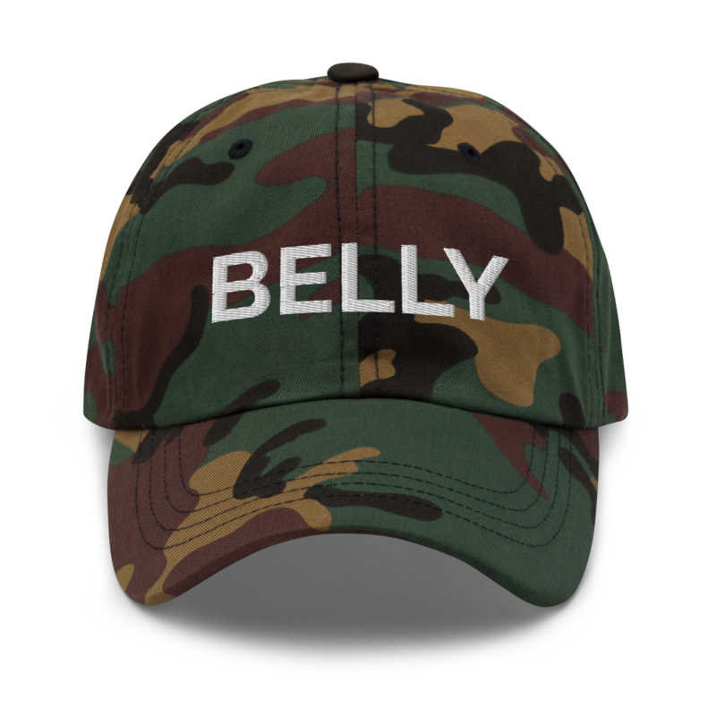 Belly Hat - Green Camo