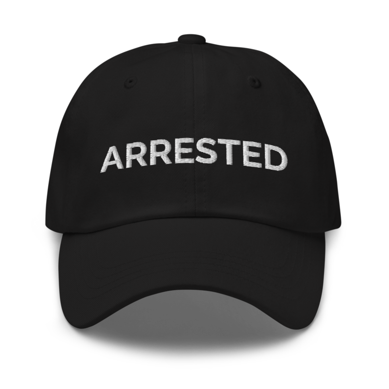 Arrested Hat - Black