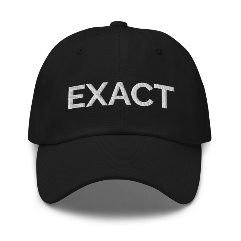 Exact Hat - Black