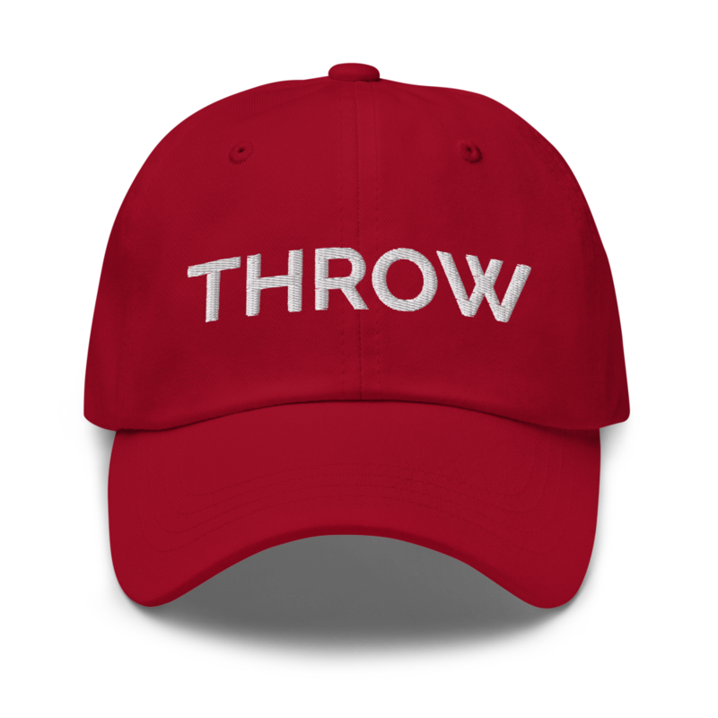 Throw Hat - Cranberry