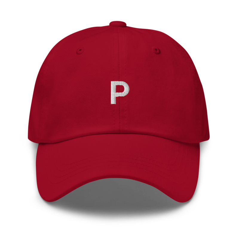 P Hat - Cranberry