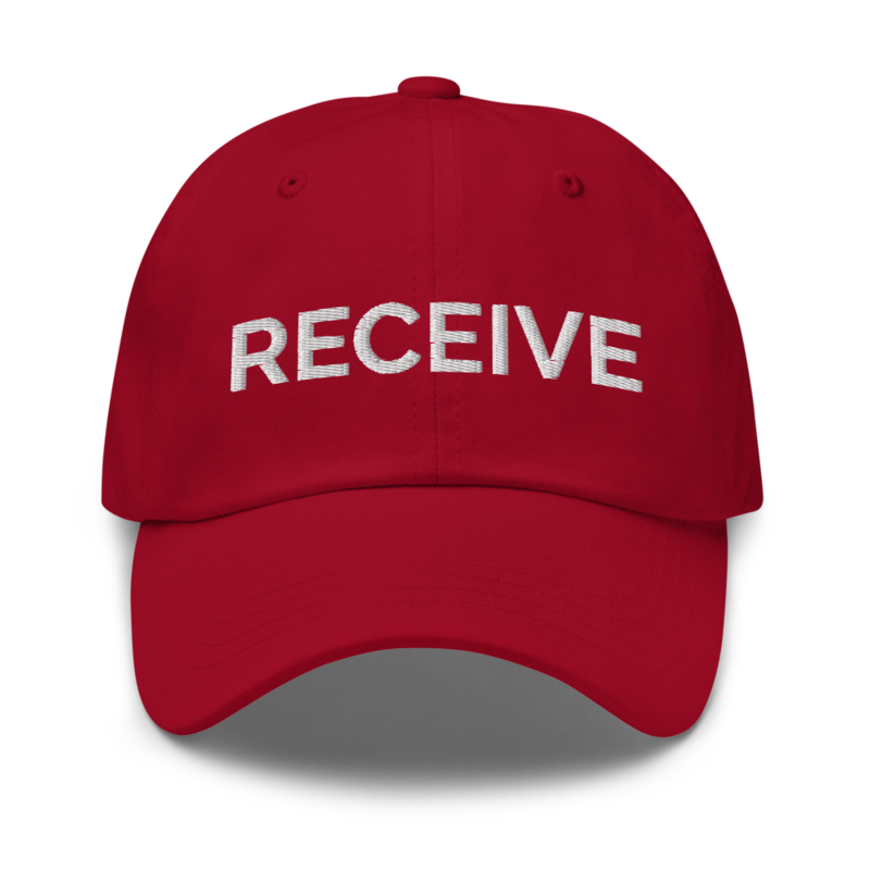 Receive Hat - Cranberry