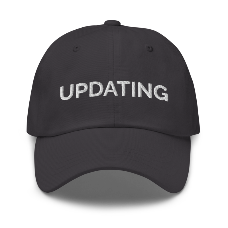 Updating Hat - Dark Grey