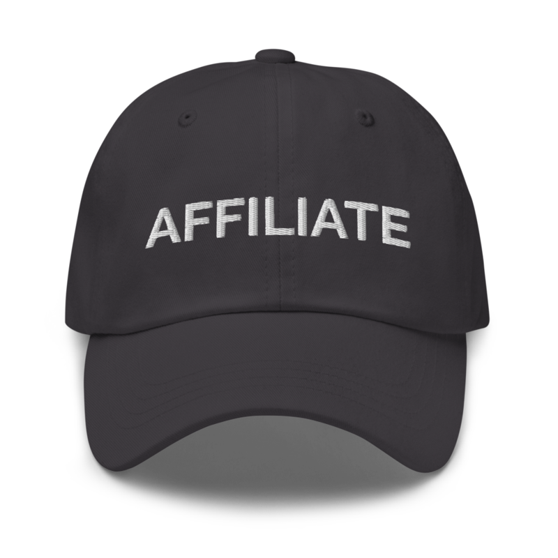 Affiliate Hat - Dark Grey