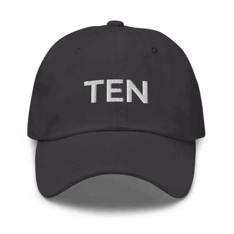 Ten Hat - Dark Grey