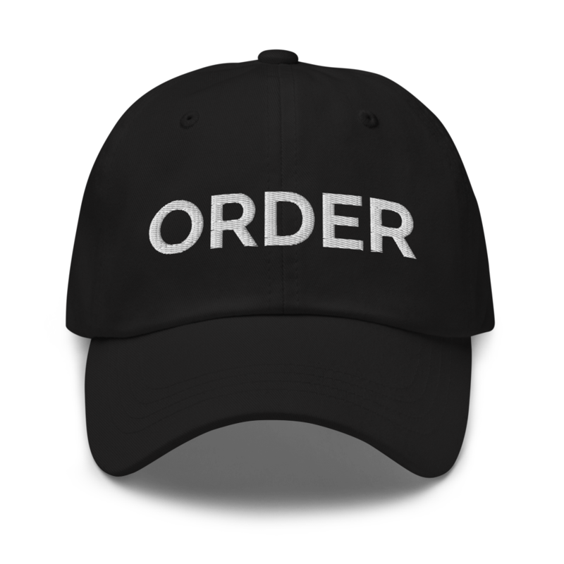 Order Hat - Black