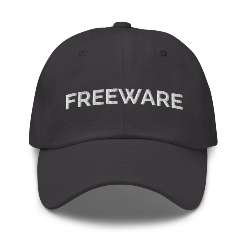 Freeware Hat - Dark Grey