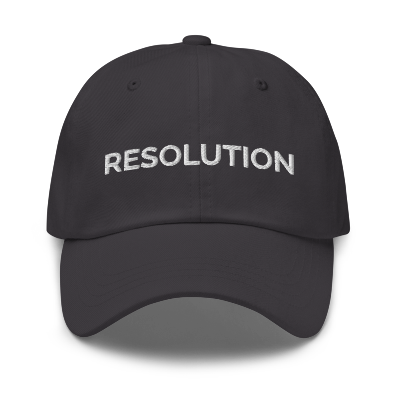 Resolution Hat - Dark Grey