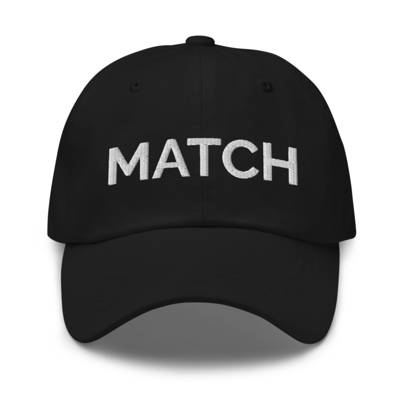 Match Hat - Black