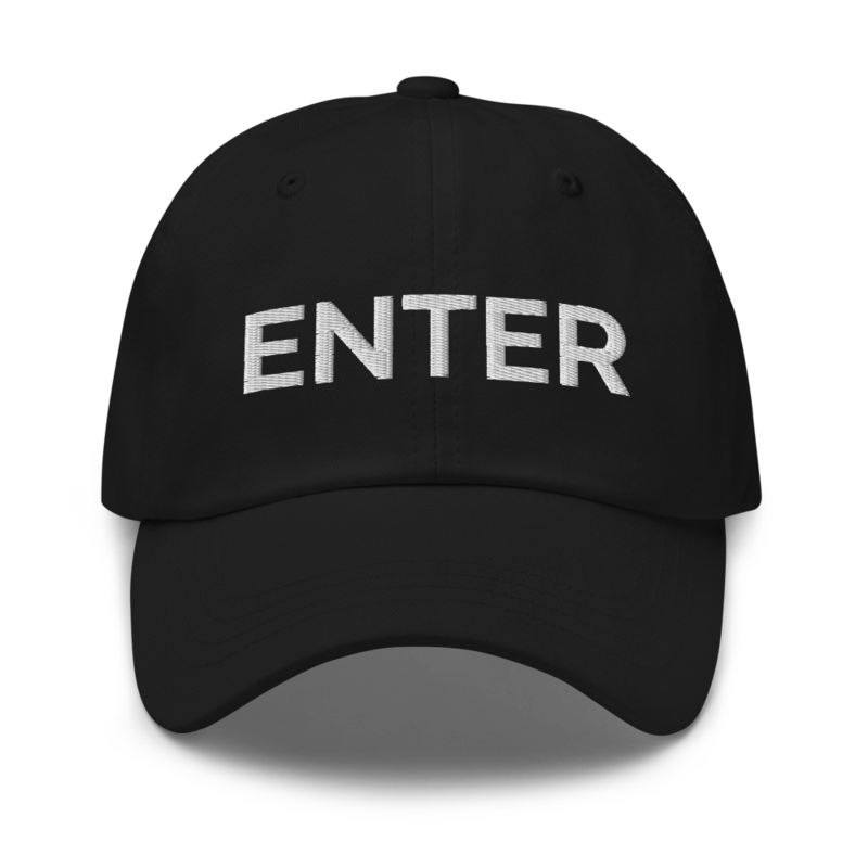 Enter Hat - Black