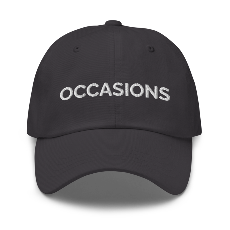 Occasions Hat - Dark Grey